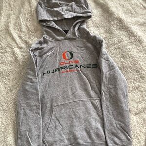 Nike Gray Hurricanes Hoodie